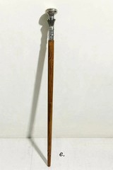 Silver Knob Handle Wooden Walking Stick Cane Victorian Style Stick Lot of 10 Pcs