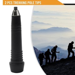 Trekking Pole Tips Part Weight 2pcs Carbide Compact Hard Plastic Pole Tips