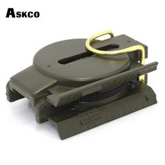 Military Lensatic Compass Aluminum Alloy Folding Camping Hiking Navigation Compa