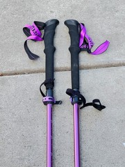 Set of The-Fitlife Folding Trekking Poles 120-135CM W/Bag …. 72