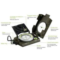 NEW Outdoor Survival Military Compass Waterproof Camping Navigation Equipment