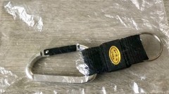 Carabiner Compass Keychain, Nylon FOB, New in Package