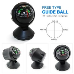 Automobile Dashboard Mount Auto Automotive Vehicle Car Boat Ball Compass Liquid