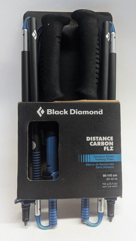 Black Diamond Distance Carbon FLZ Trekking Poles (95-110 cm) Pair – Desert Sky