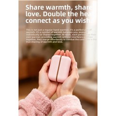 3000mAh Magnetic Charging Hand Warmer Split Type Double Sided Heat Pocket Size
