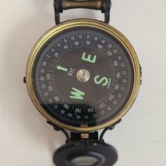 Vintage Lensatic Engineer PIC Directional Compass Japan Hiking Camping Hunting