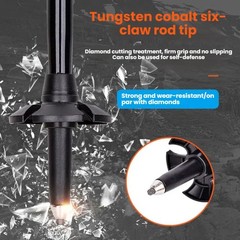 Folding Trekking Pole Aluminum Alloy Portable Scalable Outdoor Sport Hiking Cane