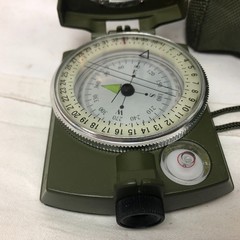 Military Style Compass w/ Belt Pouch