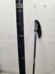 2 Alpine Design Trekking Walking Hiking Poles Black Backpacking Adjustable