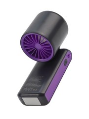 Rechargeable Handheld Turbo Fan 6000Mah USB Adjustable 135 Degree for Travel