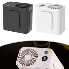 Waist Fan Portable Flashlight Digital Display and 4 Speed Adjustable Wind