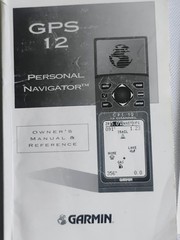 Garmin GPS 12 Handheld Unit Camping Hunting Hiking Tested Works