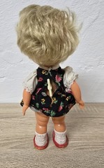 Cute Plastic Doll MMM Three-M Doll 29cm Dance Doll Clockwork Collector Vintage