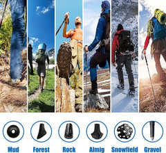 Trekking Poles – Lightweight, Collapsible Hiking Poles for Backpacking Gear, 707