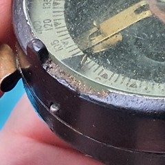 Vintage Soviet Antique Military Wrist Compass, USSR Sports Compass. ORIGINAL