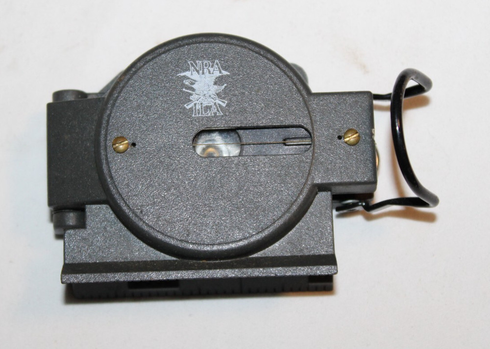 NRA ILA Military Engineering Hunting Hiking Camping Outdoor Compass ~ Gray