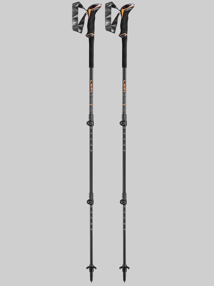 Leki Trekking Stick – Makalu Lite 100-135cm – Orange/Black/Dark Anthracite