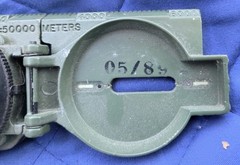 US Military 1986 Compass Magnetic Stocker & Yale NSN 6605-01-196-6971