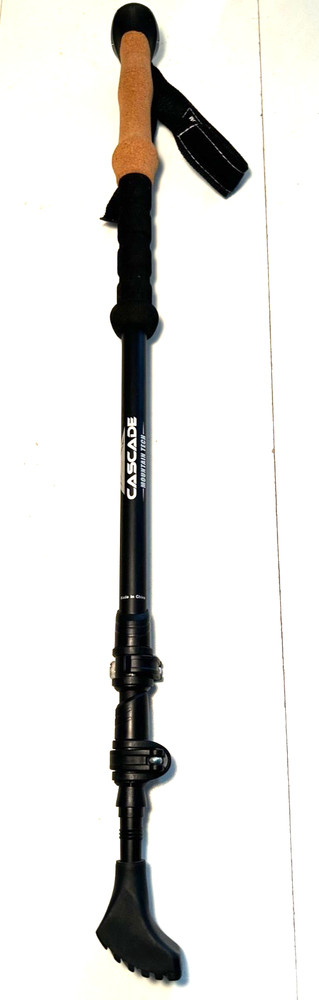 Cascade Mountain Tech Carbon Adjustable Walking Hiking Pole Cork Handle