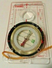 Coleman Compass camping tool, magnifier, ruler