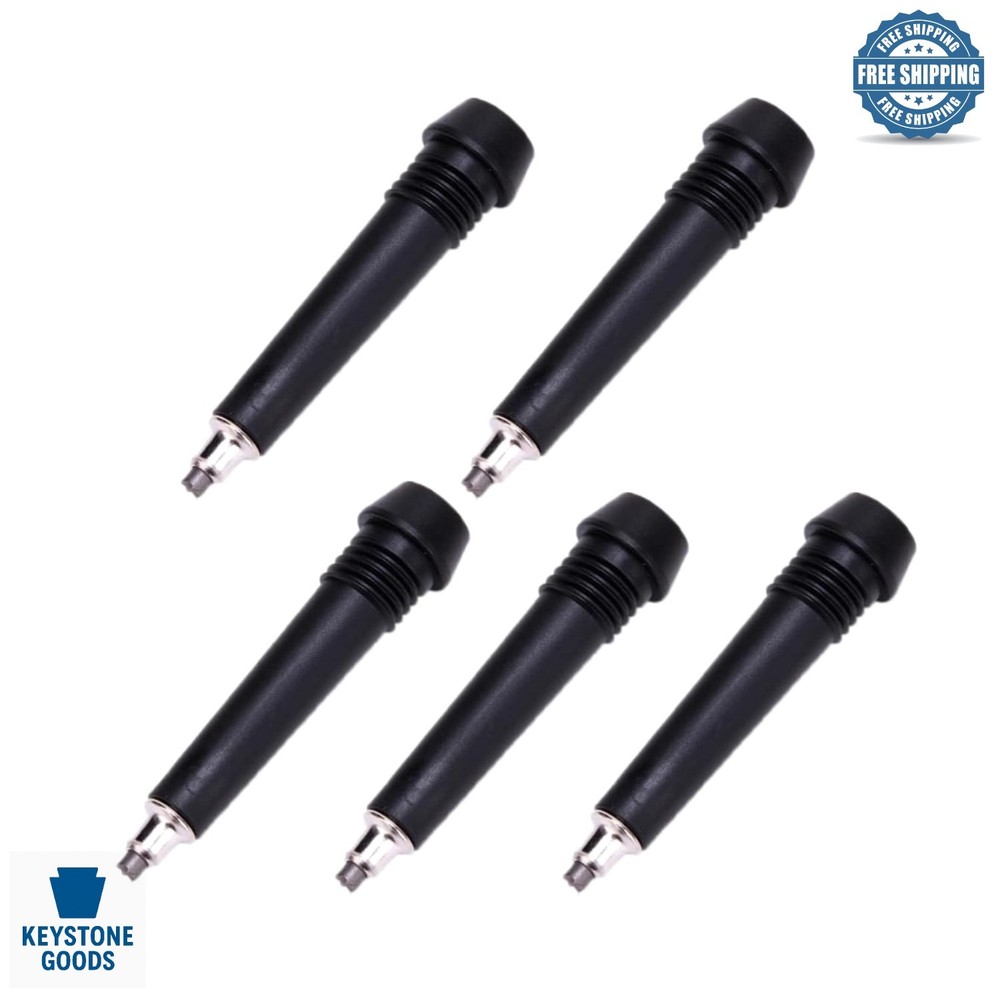 5 Pack Tungsten Steel Tips for Hiking & Walking Poles – Durable Replacement A…