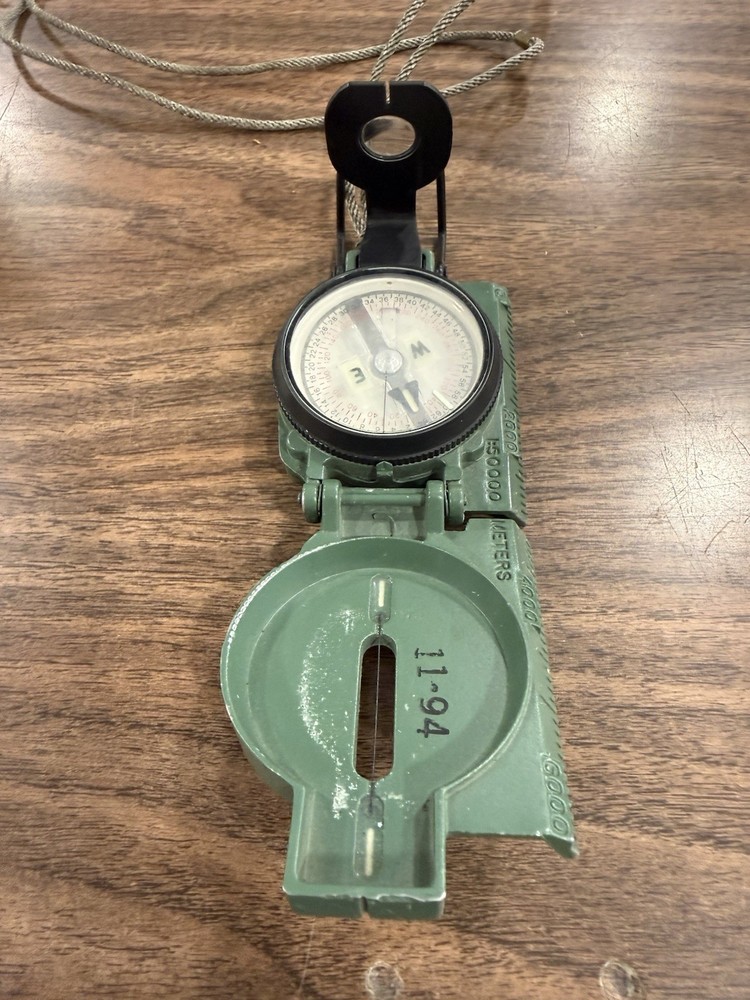 Cammenga Model 3H USGI Military Issue Tritium Lensatic Compass USA Made – OD #1