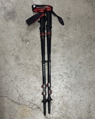Black Diamond Trail Shock Pro Flicklock Trekking Hiking Poles 100-140cm Black