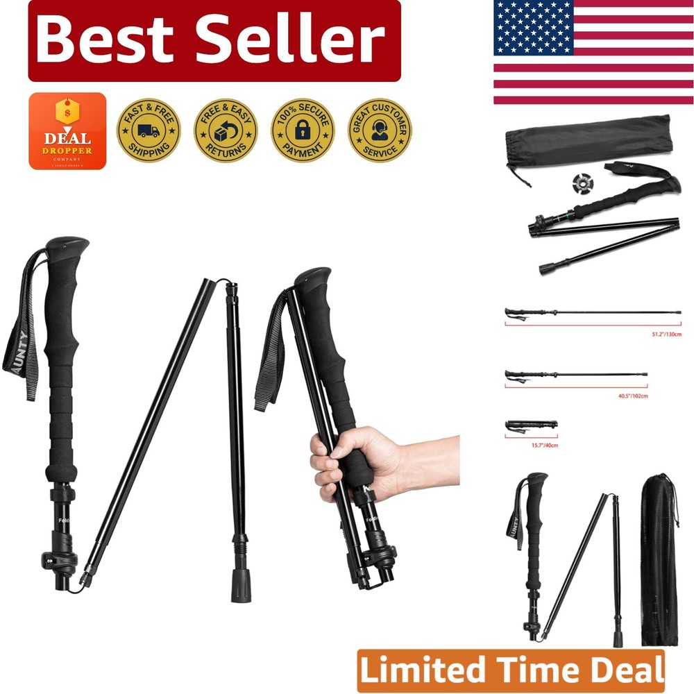Durable Aluminum Trekking Pole with EVA Foam Grip – Best for Hiking Adventures