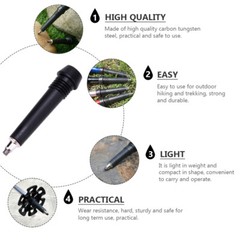 8pcs Hiking Pole Tips Trekking Sticks Tips Climbing Rod Tips Walking Sticks Tip
