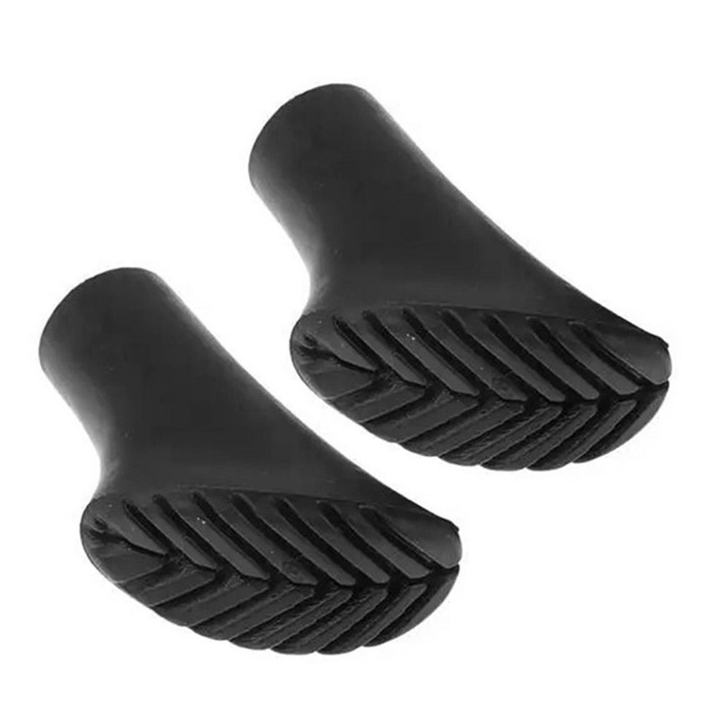 2/6Pcs Walking Stick Tips Rubber Trekking Pole Tips- Rubber Feet For Hiking Pole