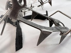 Vintage GAB Crampons Ice Climbing Mountaineering Adjustable Made West Germany
