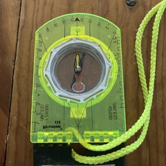 BRUNTON USA Mirrored Declination Compass Green