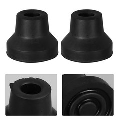 8Pcs Reusable Rubber Walking Cane Tips Quad Support Non Slip Replacement