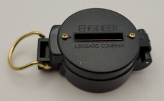 Vintage Engineer Lensatic Directional Compass Black Made in Taiwan