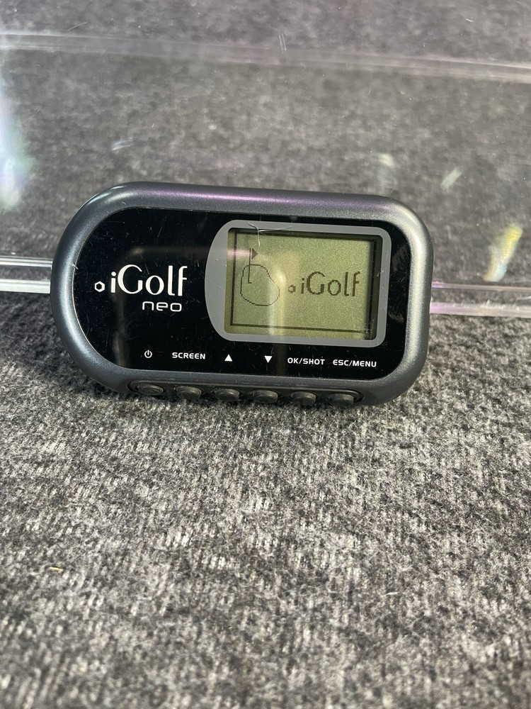 iGolf Neo Handheld GPS Golf Course Files Rangefinder Tracker IG-850 Crack Screen