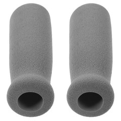 Crutch Handle Grips Sponge Grey for Elderly Daily Use 2Set 4.3×1.4×1.4in