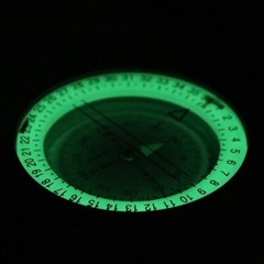 Military Compass Pocket Sighting Clinometer Classic Hiking Luminous Lensatic Map
