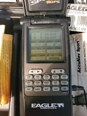 VTG GPS Eagle AccuNav Sport Portable GPS W Case Bag Paperwork Charger- WORKING