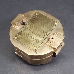 Essex Brass Compass Model 42433 Mirror Sine Chart 3″ W/Original Box *READ*