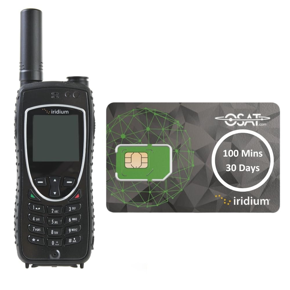 OSAT Iridium Extreme Satellite Phone + 100-Minute Prepaid SIM | 30-Day Validi…