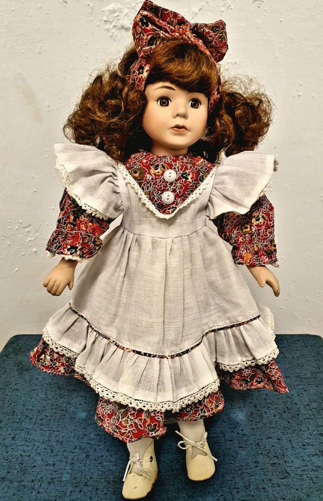 Artist doll porcelain doll porcelain head 42 cm collector rarity vintage antique