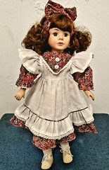 Artist doll porcelain doll porcelain head 42 cm collector rarity vintage antique