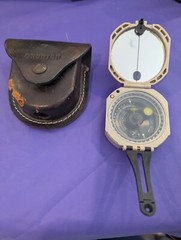 Brunton Compro Pocket Transit Compass With Leather Case Free Shipping