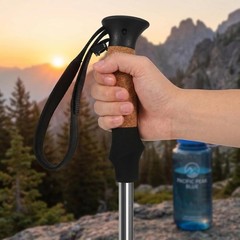 Cane Handle Grip Replacement Walking Canes Grip with Wrist Strap Trekking Poles
