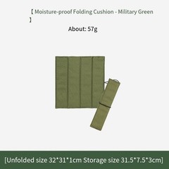 Foldable Seat Pad Portable Sitting Mat 210D Oxford Fabric PE Waterproof Coating