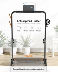 Walking Pad Handle Bar Attachment Only, Compatible with Walking Pads 22.4″ Wide,