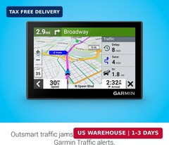 Garmin Drive™ 53 GPS Navigator, High-Resolution Touchscreen, Simple On-Screen Me