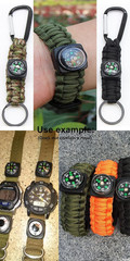 20 Pack Button Compass Mini Pocket Oil Filled for Kids 20mm Black