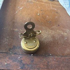 Marble’s Brass Compass Pin On Vintage Working Gladstone Michigan USA