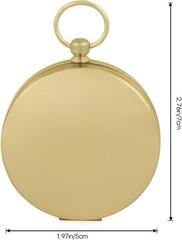Gold Pocket Watch Compass – Perfect Portable Navigation for Outdoor Adventures